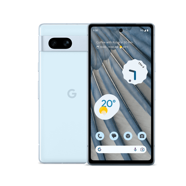 Google Pixel 7a available in Charcoal, Sea and Snow bundled with Google Pixel Buds A-Series